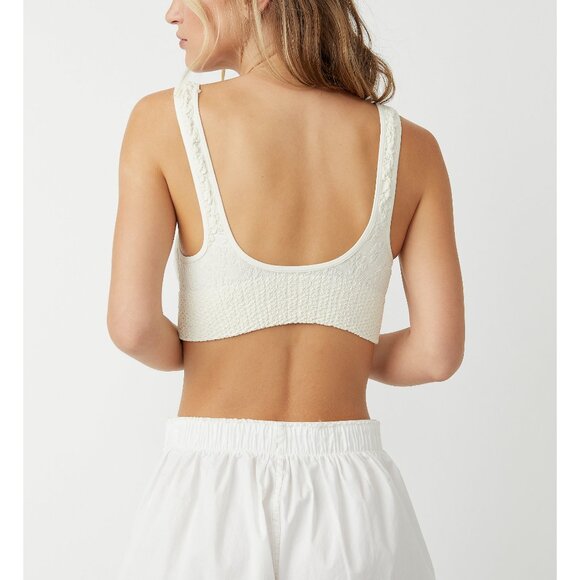 NWT FREE PEOPLE Just Like That Seamless Bra Ivory-size L/XL - Picture 4 of 8
